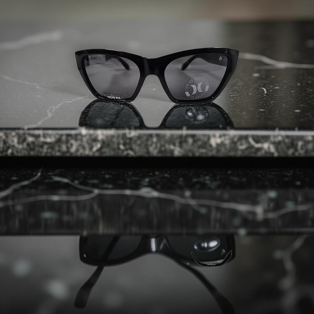 New Unisex Hurley Black Newport Sunglasses
